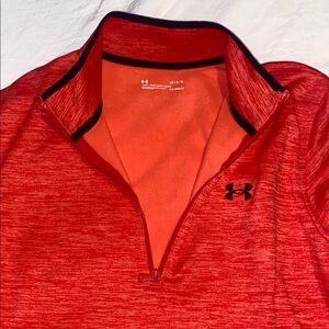 Under Armour Red Quarter-Zip Pullover. *Never worn*